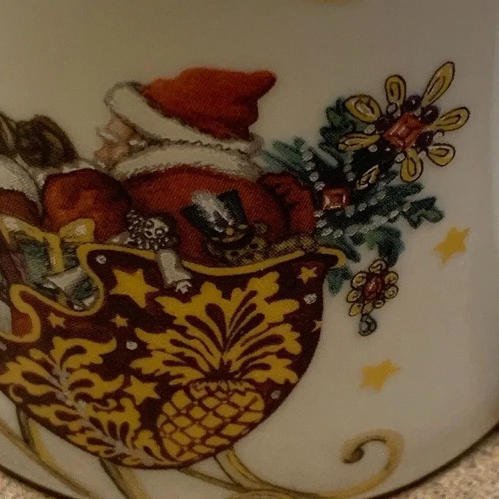 WILLIAMS-SONOMA  'Twas the Night Before Christmas' 6 oz. Mug (4) Espresso Cup